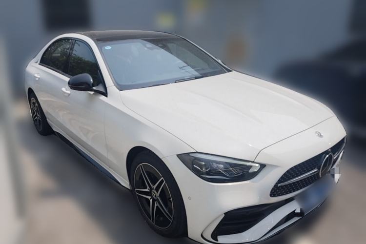 Used Mercedes-Benz C-Class 2025 C 260 L Obsidian Night Sport Edition Front Right 45 Deg