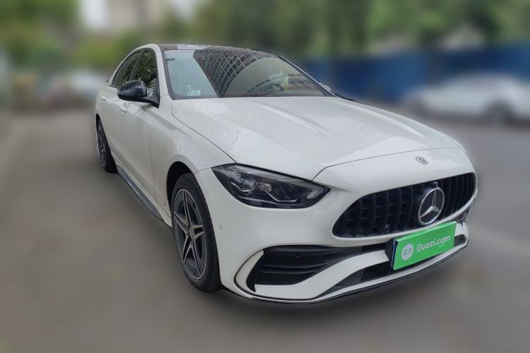 Used Mercedes-Benz C-Class 2025 C 260 L Obsidian Night Sport Edition Front Right 45 Deg