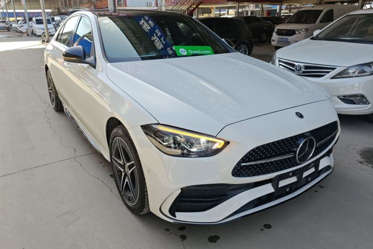 Used Mercedes-Benz C-Class 2025 C 260 L Obsidian Night Sport Edition Front Right 45 Deg