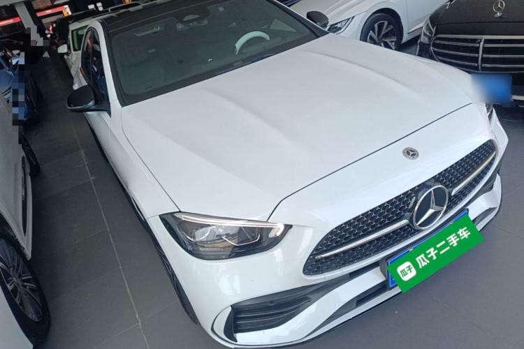 Used Mercedes-Benz C-Class 2025 C 260 L Obsidian Night Sport Edition Front Right 45 Deg