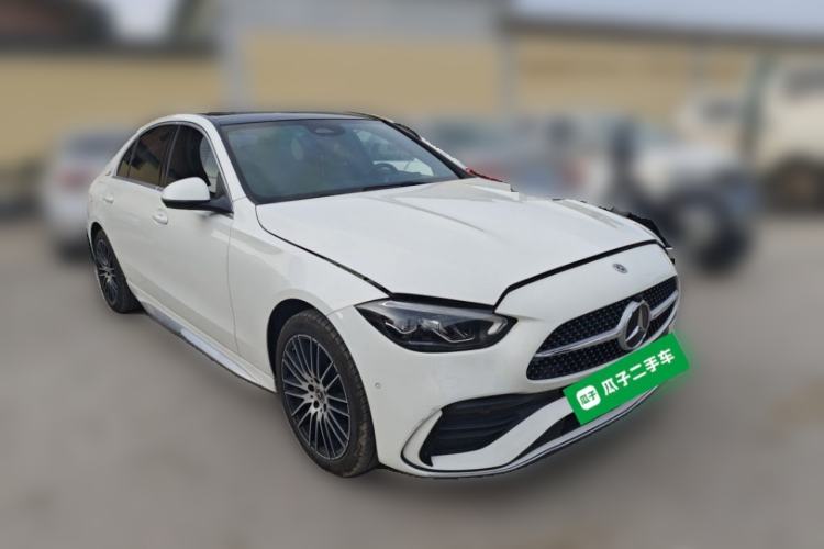 Used Mercedes-Benz C-Class 2025 C 260 L Obsidian Night Sport Edition Front Right 45 Deg