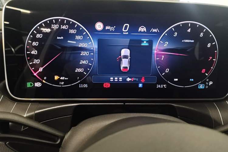 Used Mercedes-Benz C-Class 2025 C 260 L Obsidian Night Sport Edition Instrument Cluster