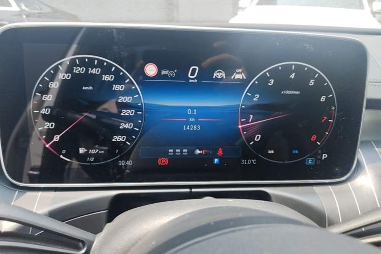 Used Mercedes-Benz C-Class 2025 C 260 L Obsidian Night Sport Edition Instrument Cluster