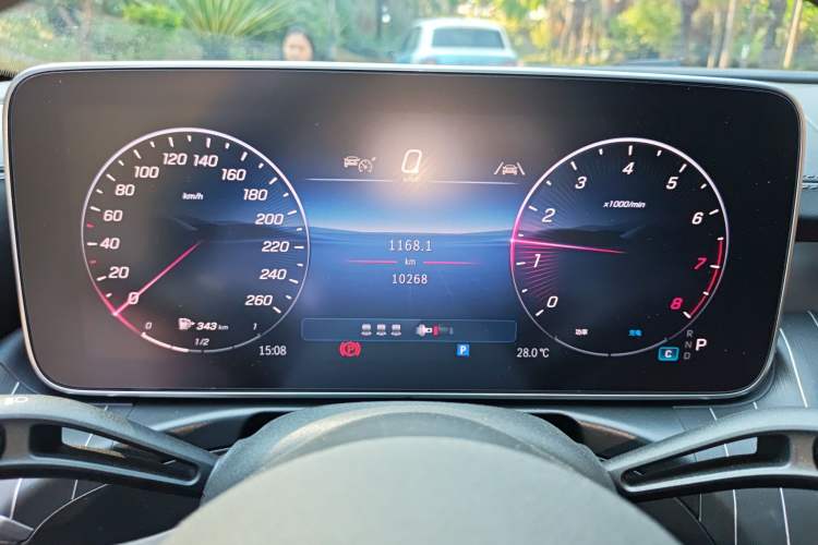Used Mercedes-Benz C-Class 2025 C 260 L Obsidian Night Sport Edition Instrument Cluster