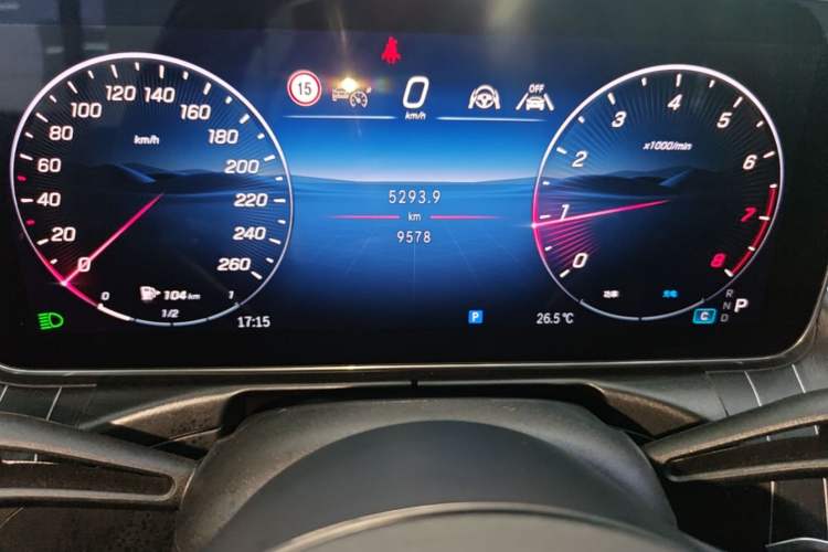 Used Mercedes-Benz C-Class 2025 C 260 L Obsidian Night Sport Edition Instrument Cluster