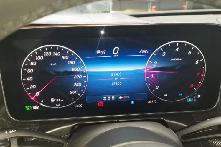 Used Mercedes-Benz C-Class 2025 C 260 L Obsidian Night Sport Edition Instrument Cluster