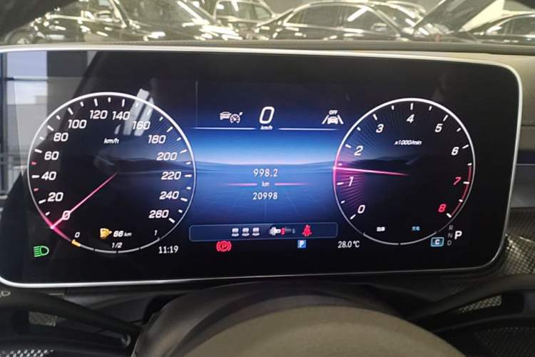 Used Mercedes-Benz C-Class 2025 C 260 L Obsidian Night Sport Edition Instrument Cluster