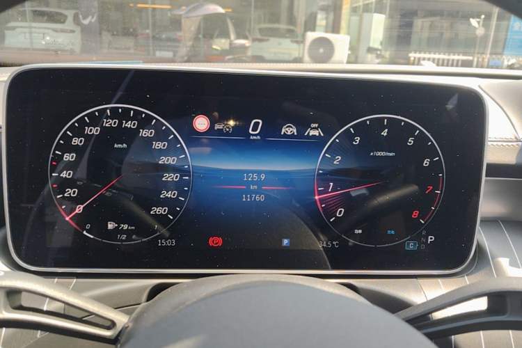 Used Mercedes-Benz C-Class 2025 C 260 L Obsidian Night Sport Edition Instrument Cluster