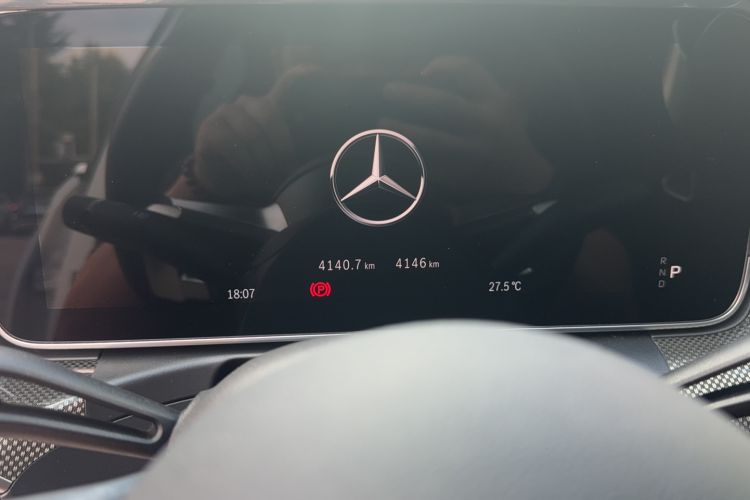 Used Mercedes-Benz C-Class 2025 Facelift C 260 L Sport Edition Odometer Close Up