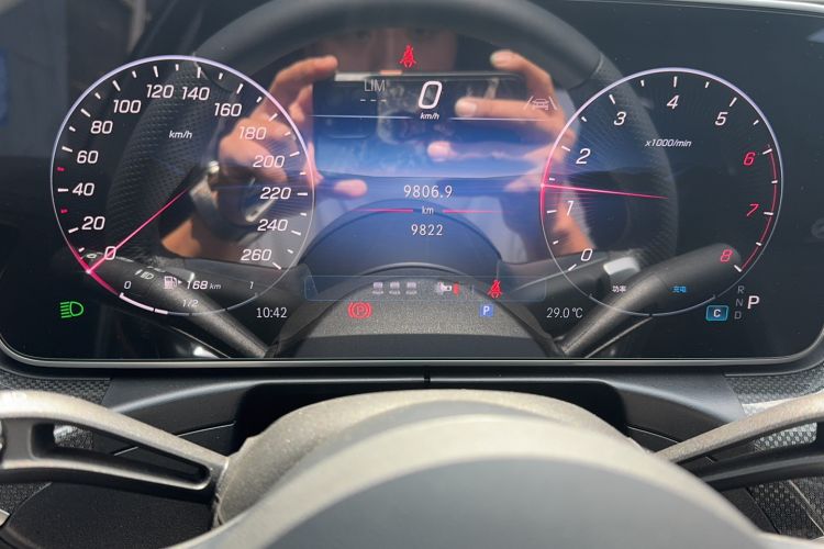 Used Mercedes-Benz C-Class 2025 C 260 L Sport Edition Odometer Close Up
