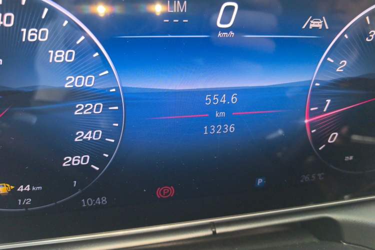 Used Mercedes-Benz C-Class 2025 C 260 L Sport Edition Odometer Close Up