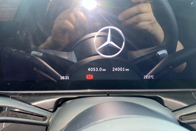 Used Mercedes-Benz C-Class 2025 C 260 L Sport Edition Odometer Close Up