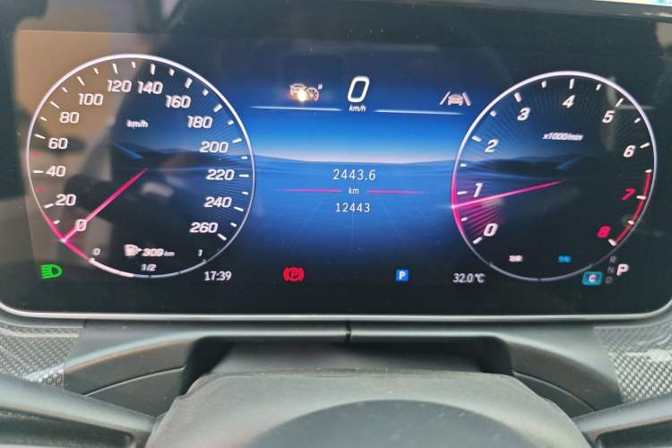 Used Mercedes-Benz C-Class 2025 C 260 L Obsidian Night Sport Edition Odometer Close Up