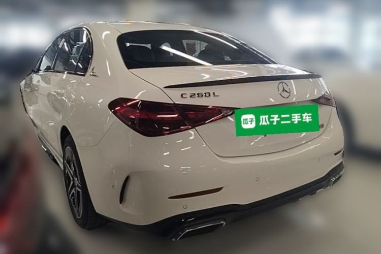 Used Mercedes-Benz C-Class 2025 C 260 L Obsidian Night Sport Edition Rear Left 45 Deg