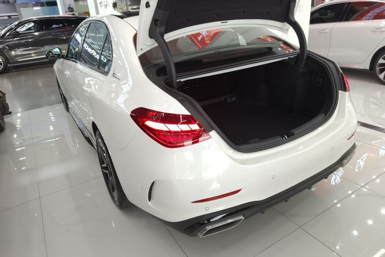 Used Mercedes-Benz C-Class 2025 C 260 L Obsidian Night Sport Edition Rear Left 45 Deg