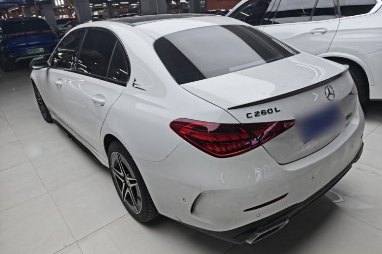 Used Mercedes-Benz C-Class 2025 C 260 L Obsidian Night Sport Edition Rear Left 45 Deg