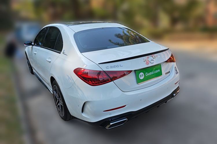Used Mercedes-Benz C-Class 2025 C 260 L Obsidian Night Sport Edition Rear Left 45 Deg