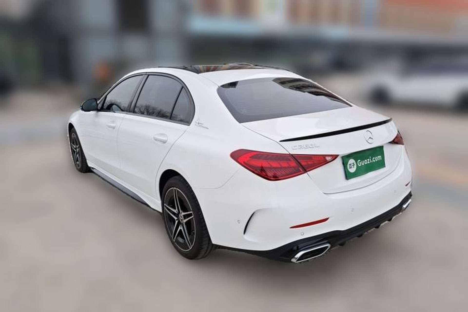 Used Mercedes-Benz C-Class 2025 C 260 L Obsidian Night Sport Edition Rear Left 45 Deg