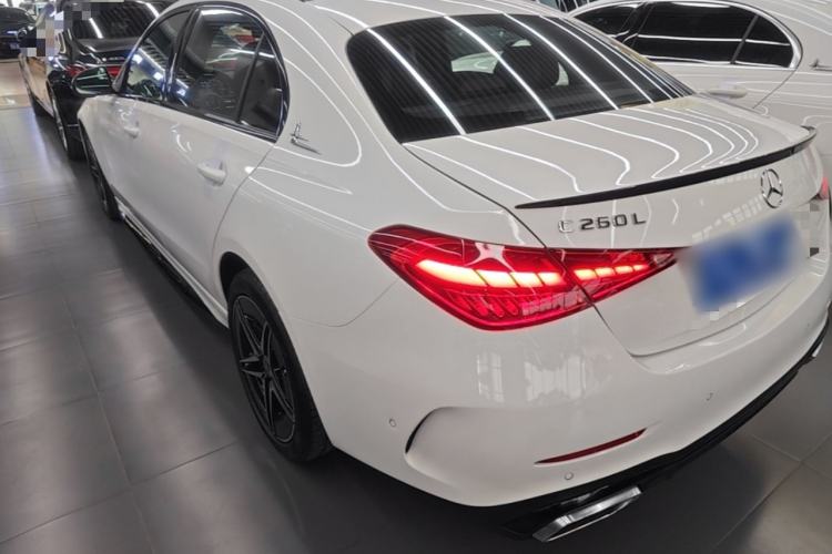 Used Mercedes-Benz C-Class 2025 C 260 L Obsidian Night Sport Edition Rear Left 45 Deg