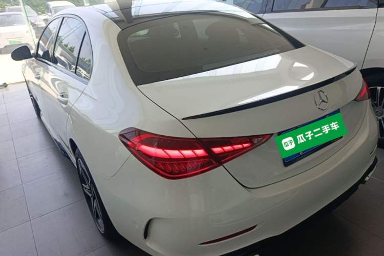 Used Mercedes-Benz C-Class 2025 C 260 L Obsidian Night Sport Edition Rear Left 45 Deg
