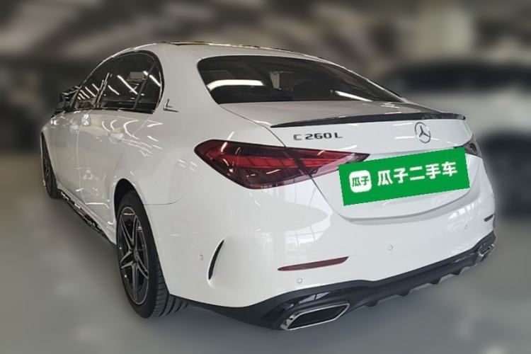 Used Mercedes-Benz C-Class 2025 C 260 L Obsidian Night Sport Edition Rear Left 45 Deg