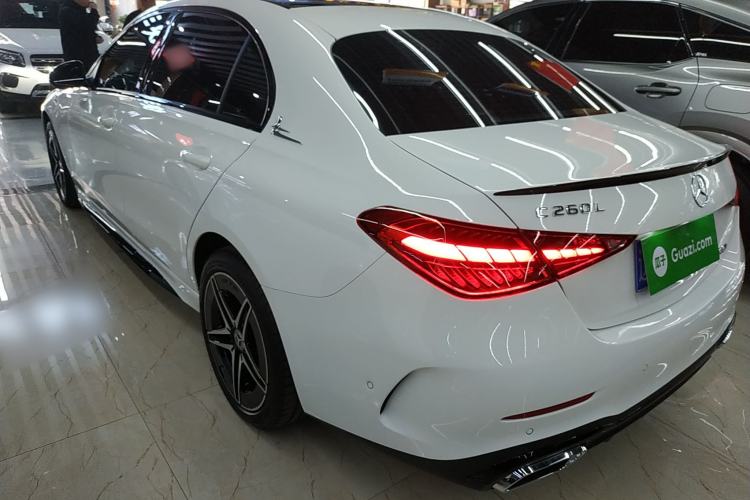 Used Mercedes-Benz C-Class 2025 C 260 L Obsidian Night Sport Edition Rear Left 45 Deg
