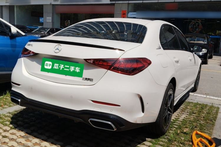 Used Mercedes-Benz C-Class 2025 C 260 L Obsidian Night Sport Edition Rear Right 45 Deg