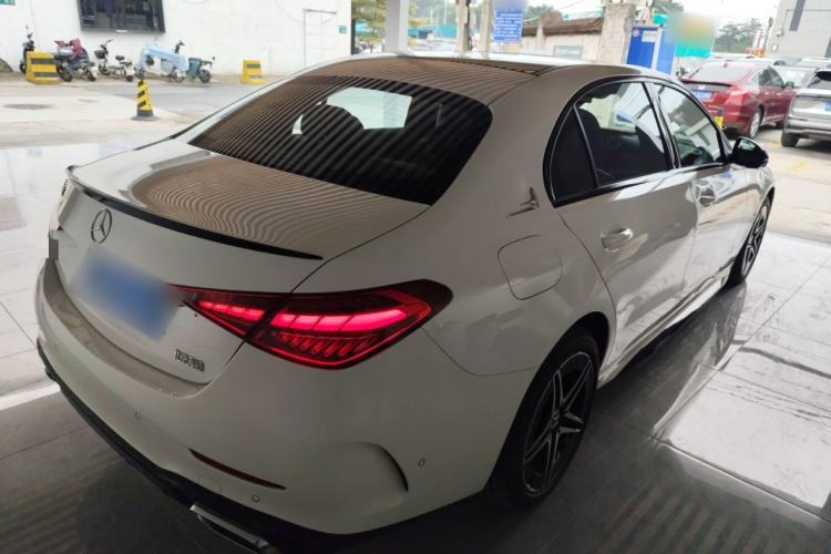 Used Mercedes-Benz C-Class 2025 C 260 L Obsidian Night Sport Edition Rear Right 45 Deg