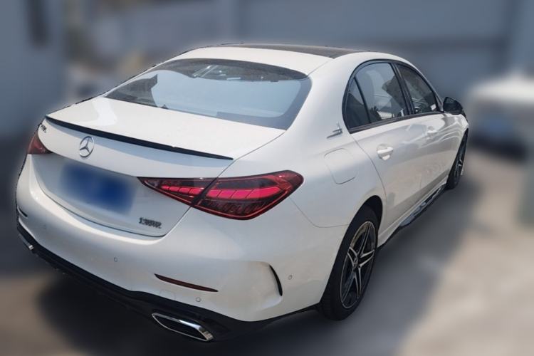 Used Mercedes-Benz C-Class 2025 C 260 L Obsidian Night Sport Edition Rear Right 45 Deg