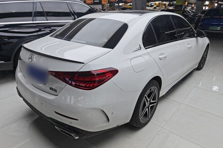 Used Mercedes-Benz C-Class 2025 C 260 L Obsidian Night Sport Edition Rear Right 45 Deg