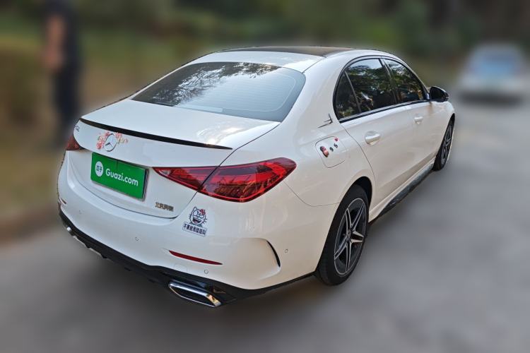 Used Mercedes-Benz C-Class 2025 C 260 L Obsidian Night Sport Edition Rear Right 45 Deg