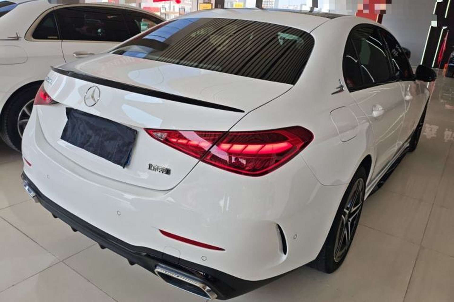 Used Mercedes-Benz C-Class 2025 C 260 L Obsidian Night Sport Edition Rear Right 45 Deg