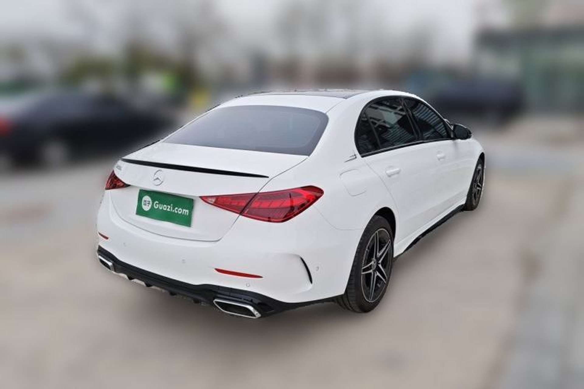 Used Mercedes-Benz C-Class 2025 C 260 L Obsidian Night Sport Edition Rear Right 45 Deg