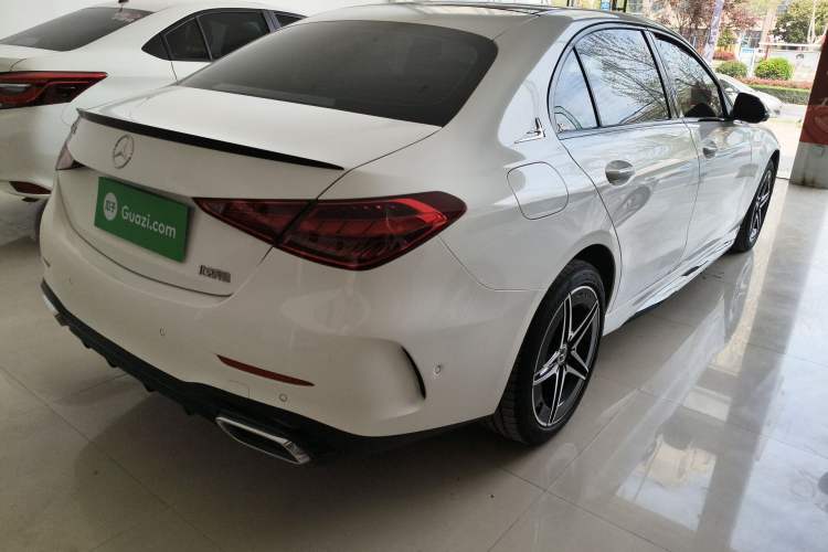 Used Mercedes-Benz C-Class 2025 C 260 L Obsidian Night Sport Edition Rear Right 45 Deg