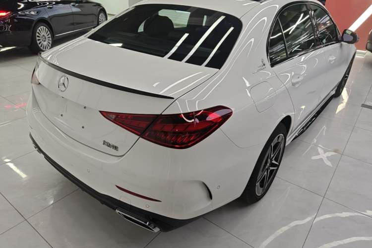 Used Mercedes-Benz C-Class 2025 C 260 L Obsidian Night Sport Edition Rear Right 45 Deg
