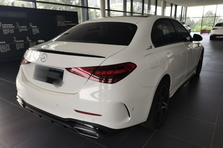 Used Mercedes-Benz C-Class 2025 C 260 L Obsidian Night Sport Edition Rear Right 45 Deg