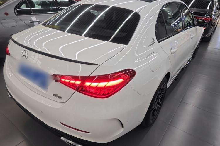 Used Mercedes-Benz C-Class 2025 C 260 L Obsidian Night Sport Edition Rear Right 45 Deg