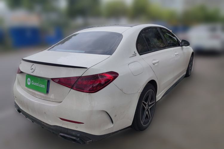 Used Mercedes-Benz C-Class 2025 C 260 L Obsidian Night Sport Edition Rear Right 45 Deg
