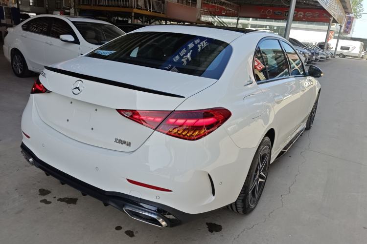 Used Mercedes-Benz C-Class 2025 C 260 L Obsidian Night Sport Edition Rear Right 45 Deg
