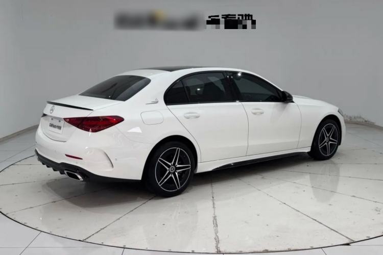 Used Mercedes-Benz C-Class 2025 C 260 L Obsidian Night Sport Edition Rear Right 45 Deg