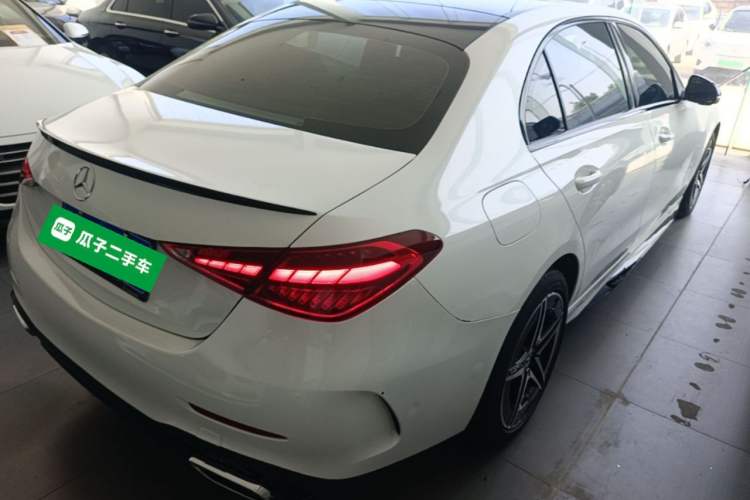 Used Mercedes-Benz C-Class 2025 C 260 L Obsidian Night Sport Edition Rear Right 45 Deg