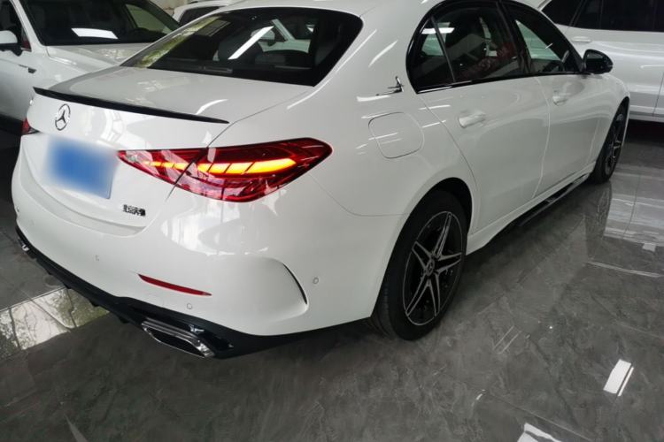Used Mercedes-Benz C-Class 2025 C 260 L Obsidian Night Sport Edition Rear Right 45 Deg