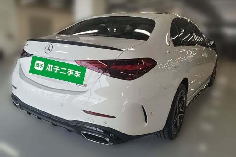 Used Mercedes-Benz C-Class 2025 C 260 L Obsidian Night Sport Edition Rear Right 45 Deg