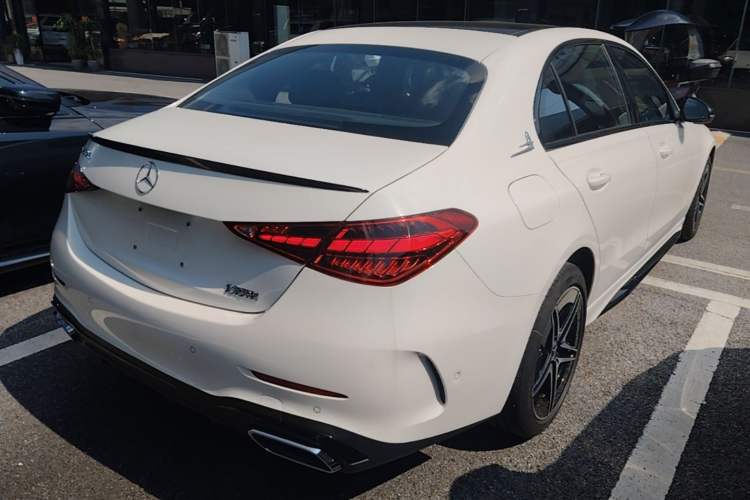 Used Mercedes-Benz C-Class 2025 C 260 L Obsidian Night Sport Edition Rear Right 45 Deg