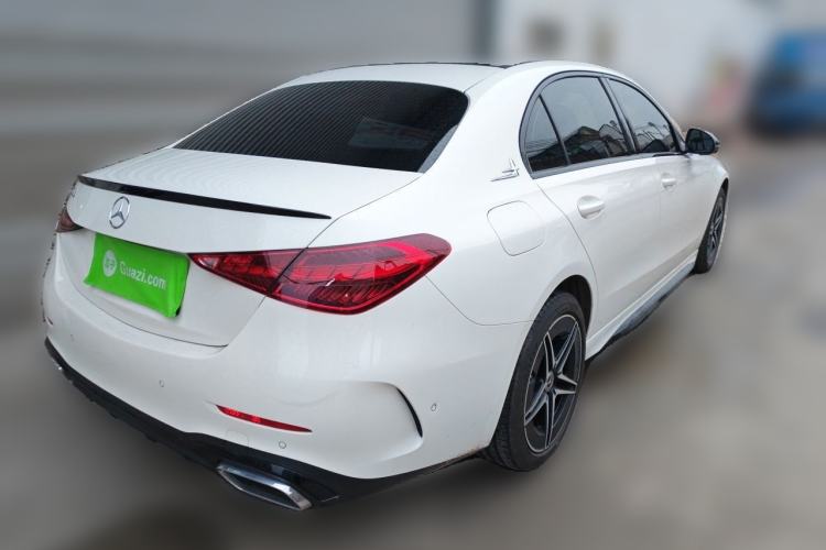 Used Mercedes-Benz C-Class 2025 C 260 L Obsidian Night Sport Edition Rear Right 45 Deg
