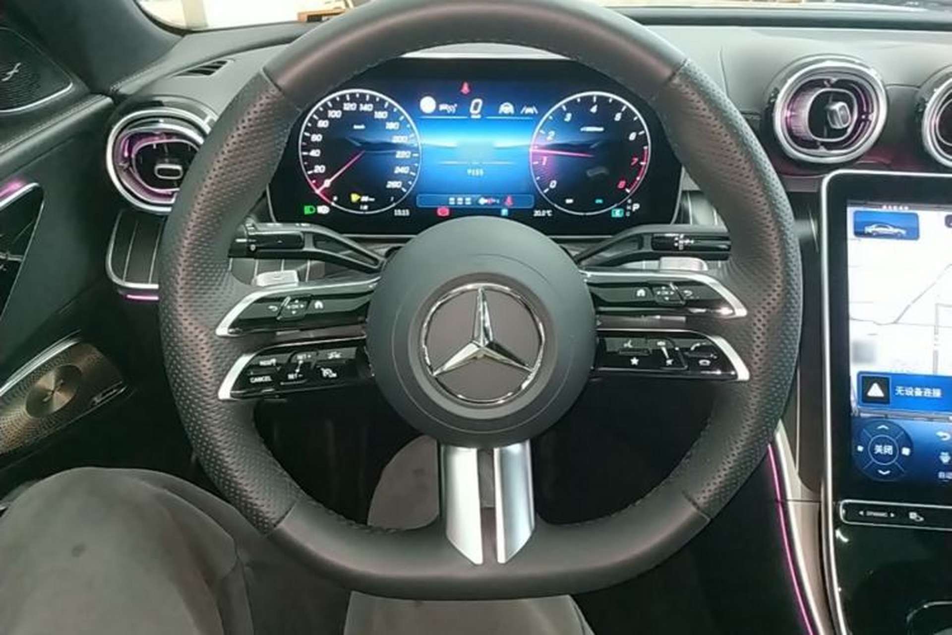Used Mercedes-Benz C-Class 2025 C 260 L Obsidian Night Sport Edition Steering Wheel