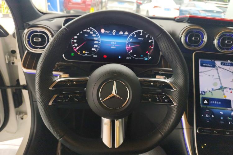 Used Mercedes-Benz C-Class 2025 C 260 L Obsidian Night Sport Edition Steering Wheel