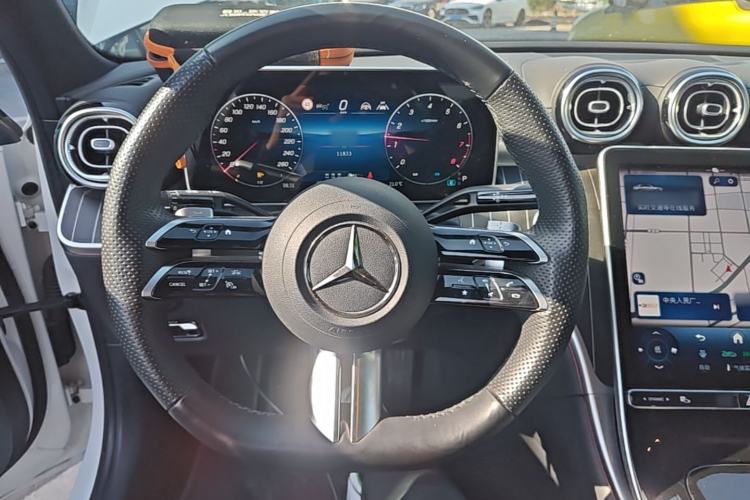 Used Mercedes-Benz C-Class 2025 C 260 L Obsidian Night Sport Edition Steering Wheel