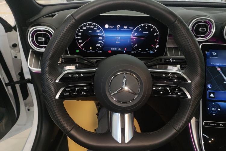 Used Mercedes-Benz C-Class 2025 C 260 L Obsidian Night Sport Edition Steering Wheel
