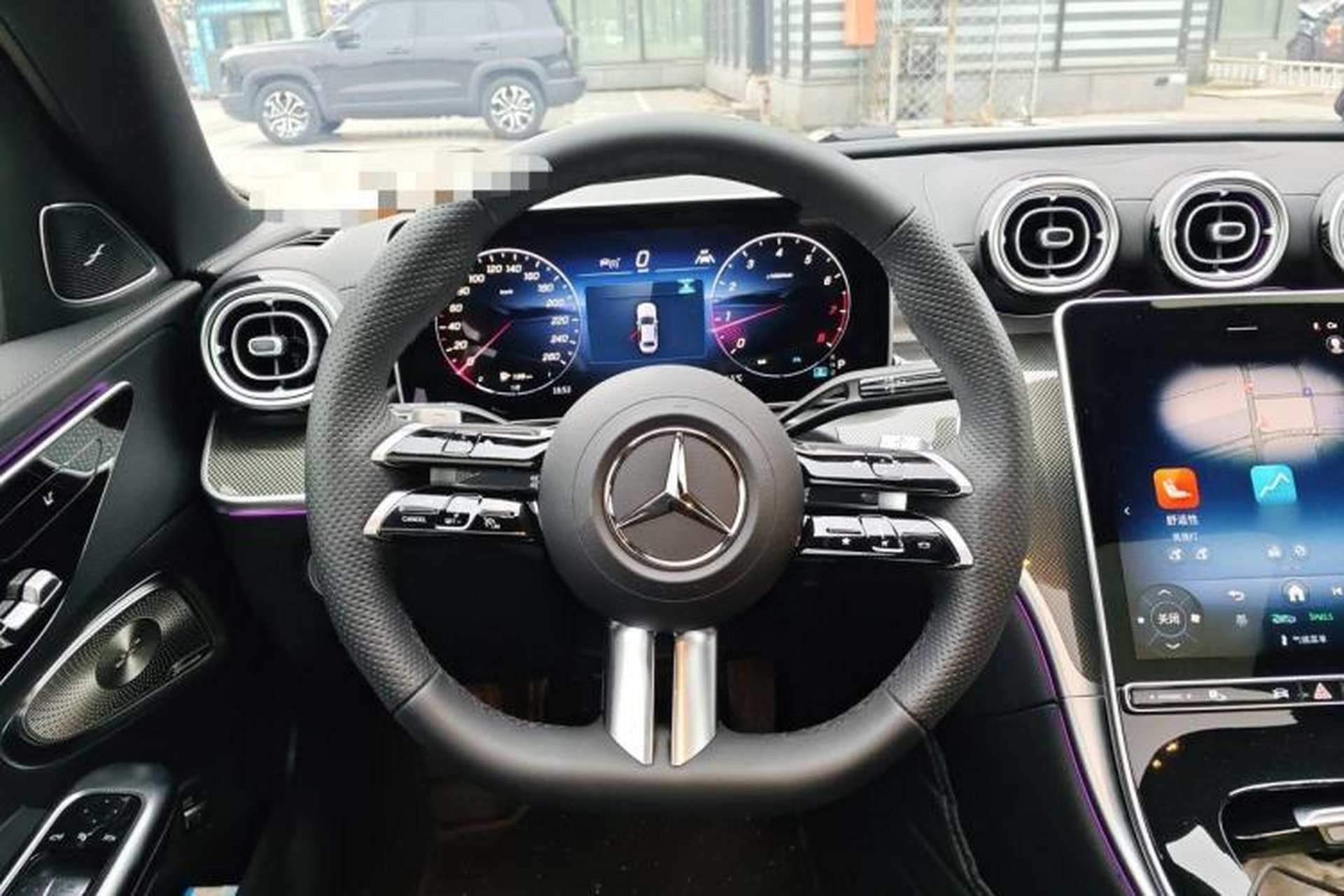 Used Mercedes-Benz C-Class 2025 C 260 L Obsidian Night Sport Edition Steering Wheel